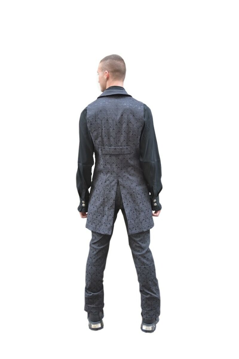 photo n°4 : Veste gothique aristocrate homme Noir