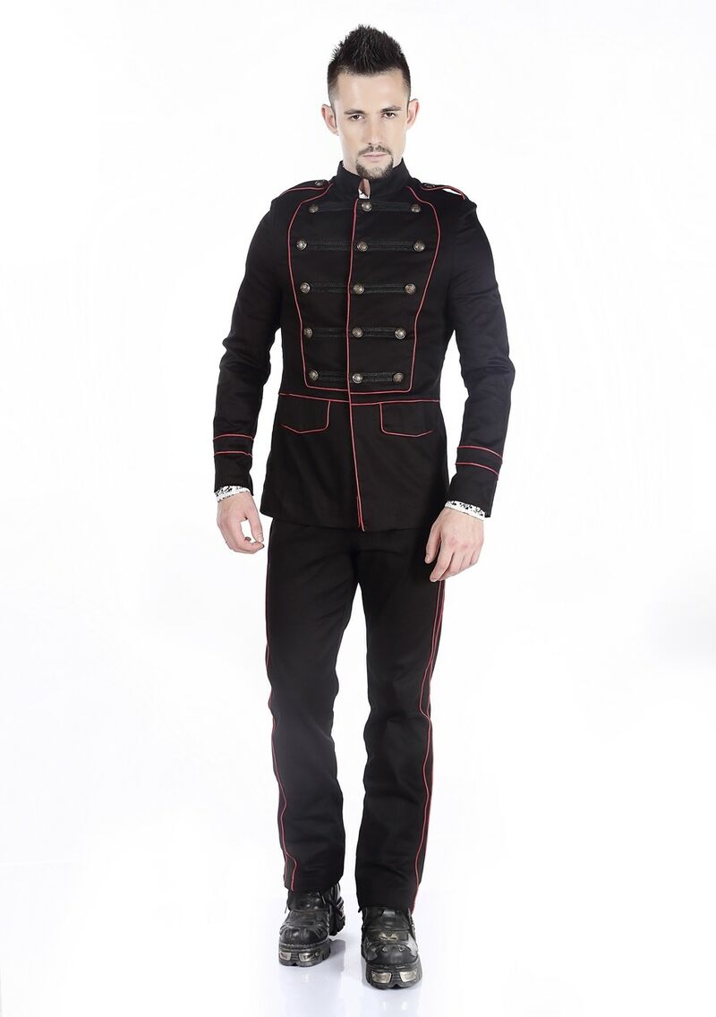photo n°2 : veste gothique rouge pour homme
