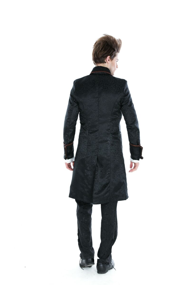 photo n°5 : veste longue marron gothique pour homme