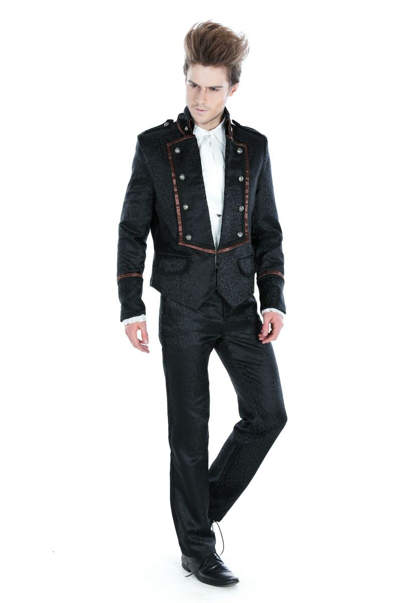 photo n°2 : Veste marron gothique aristocrate pour homme