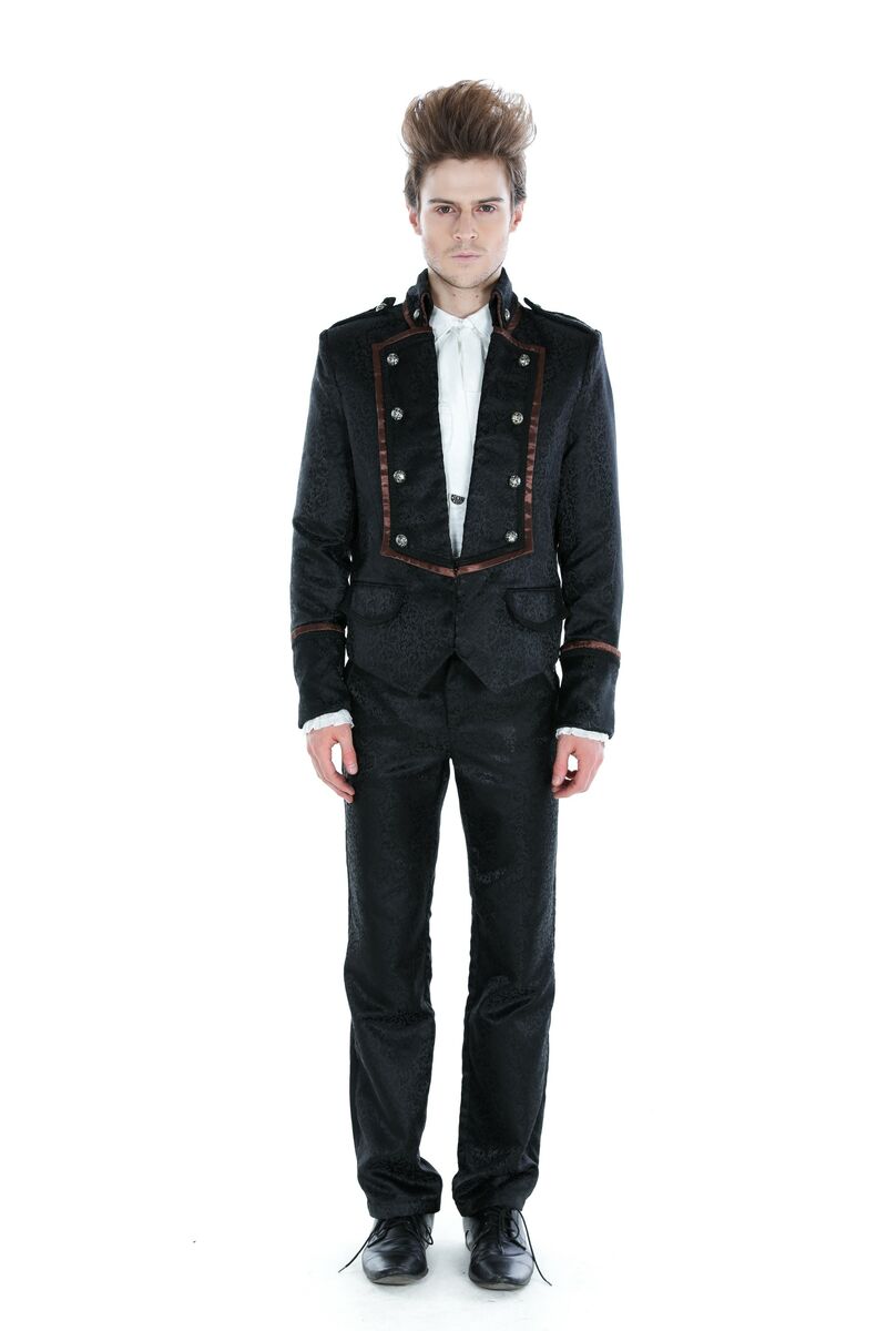 photo n°3 : Veste marron gothique aristocrate pour homme