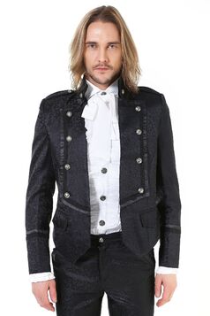 Veste noir gothique aristocrate pour homme