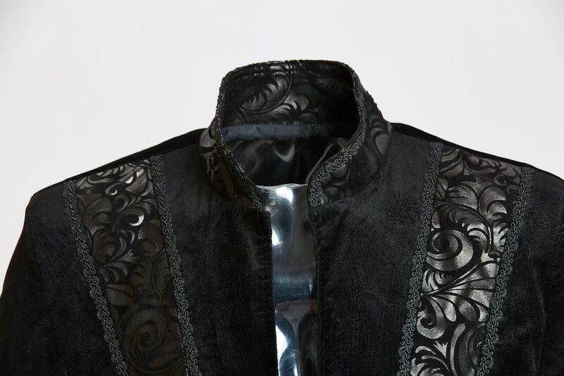 photo n°8 : Veste queue de pie en velours et simili cuir