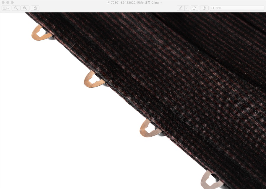 photo n°9 : Corset Sexy Glamour Laçage brocard Jacquard a rayures marron